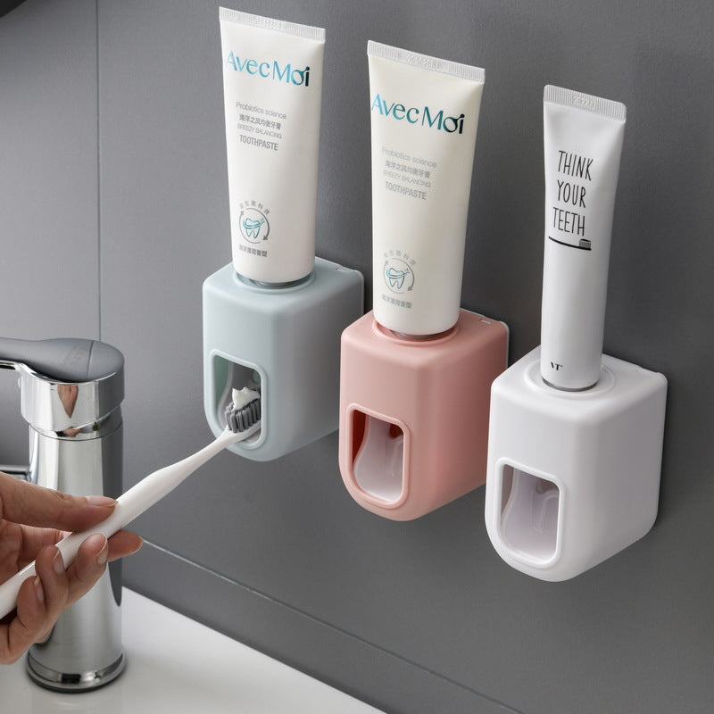 Wall-Mounted Minimalist Toothpaste Dispenser