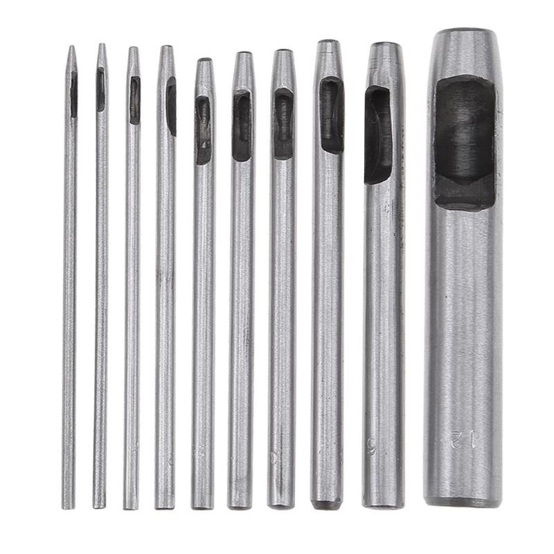 Premium Leather Hole Punch Set – Heavy Duty Belt & Craft Punching Tool Kit (Multiple Sizes)