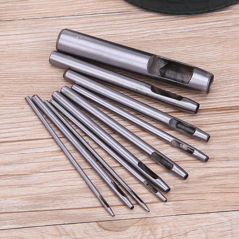 Premium Leather Hole Punch Set – Heavy Duty Belt & Craft Punching Tool Kit (Multiple Sizes)