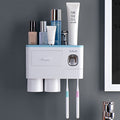 All-in-One Magnetic Toothbrush Organizer & Dispenser