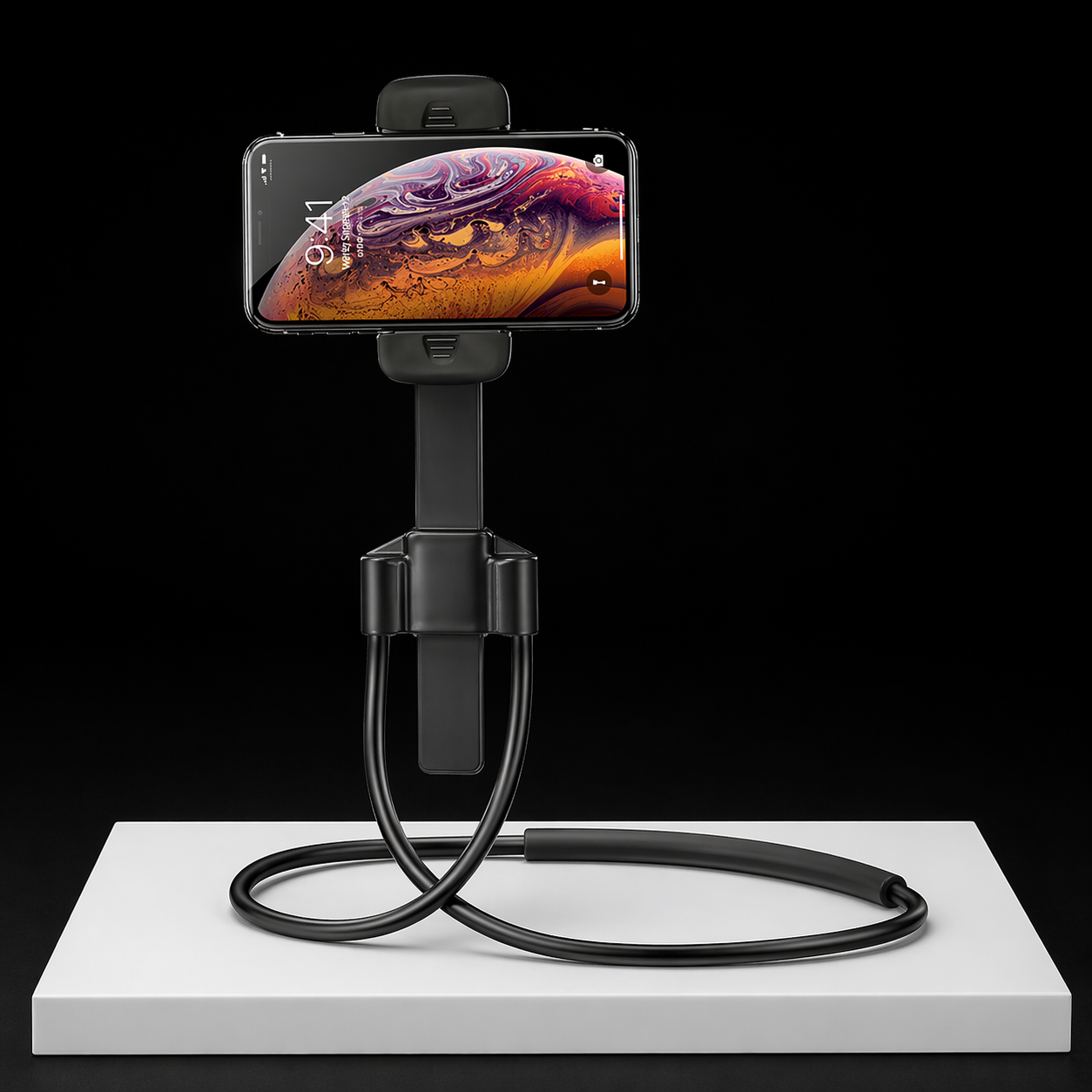 Wearable Neck Phone Holder, Flexible & Adjustable