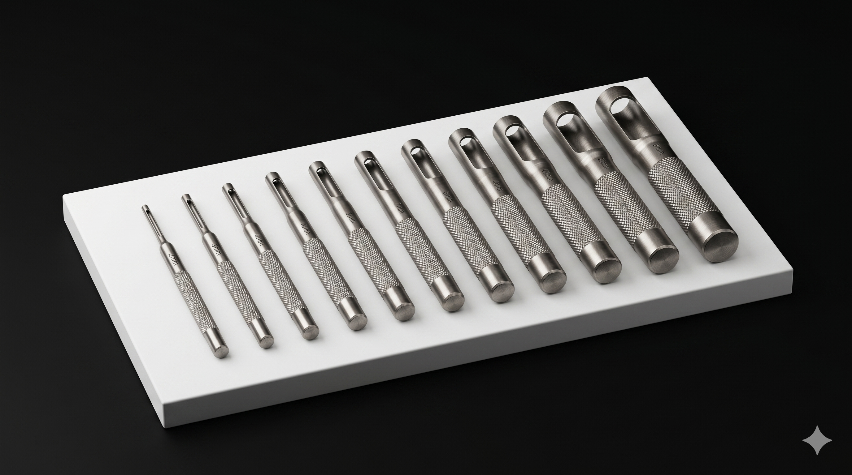 Premium Leather Hole Punch Set – Heavy Duty Belt & Craft Punching Tool Kit (Multiple Sizes)